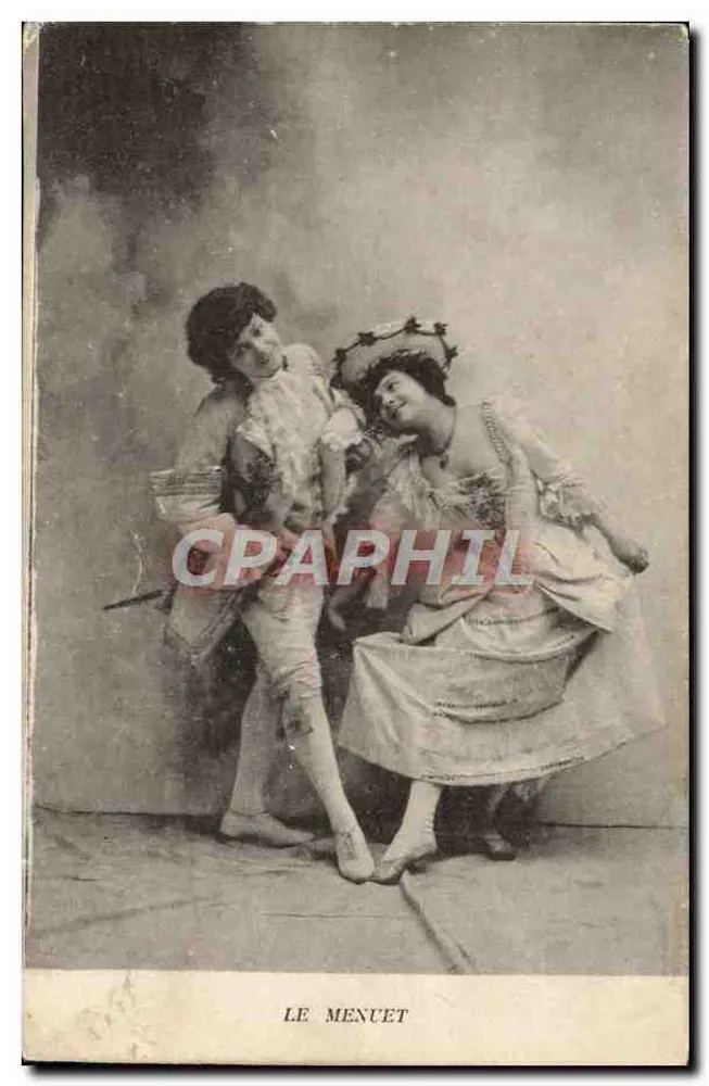 Le Menuet — Ballettszene — Verlag/Drucker unbekannt - Vorderseite