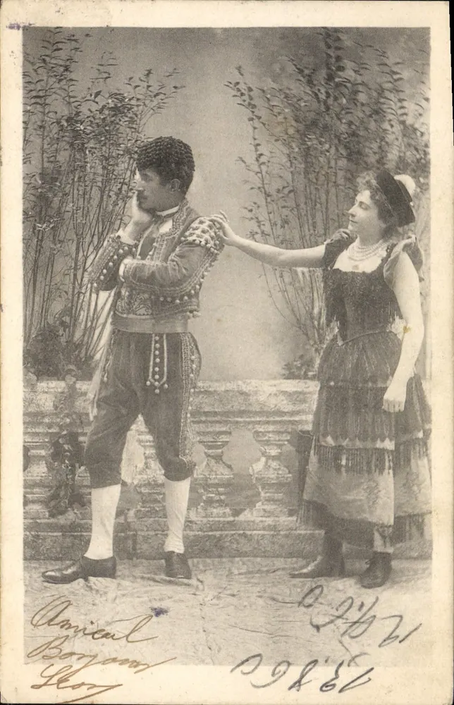 Spanische Tänzer — Theater Szene — Amical Borjond, Lyon - Vorderseite
