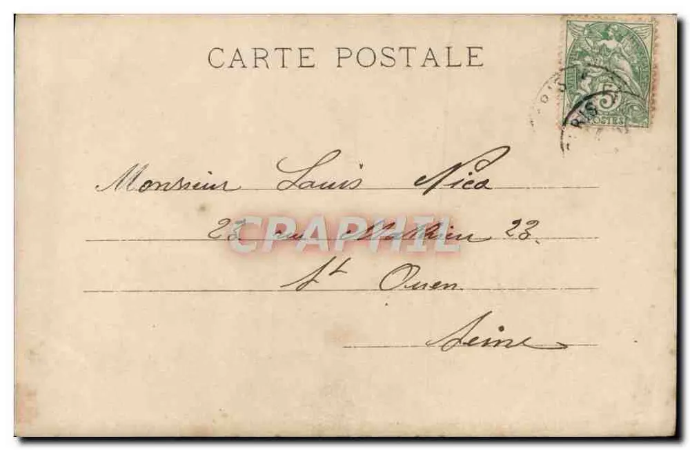 Femme en robe de bal rose — La Présentation — G. L. G., n°3 - Verso