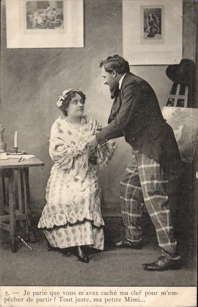 Scène de théâtre — scène 5 — H. MONUEL - Recto