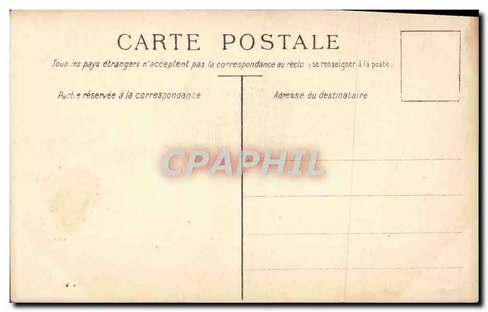 Cousin und Cousine — Heiratsantrag unter einem Baum — B. SIRVEN ÉDIT. TOULOUSE PARIS - Rückseite