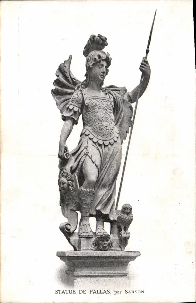 Estátua de Pallas, por Sarson — número de série não visível - Frente