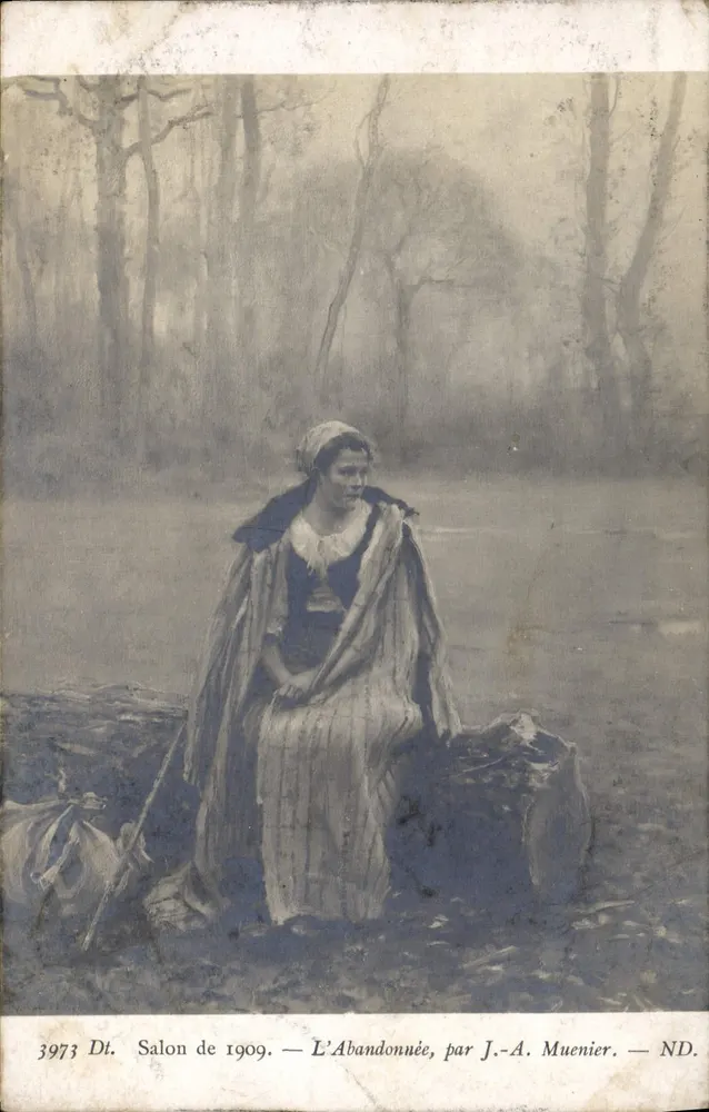 A Abandonada — Salão de 1909 — J.-A. Muenier — n°3973 - Frente