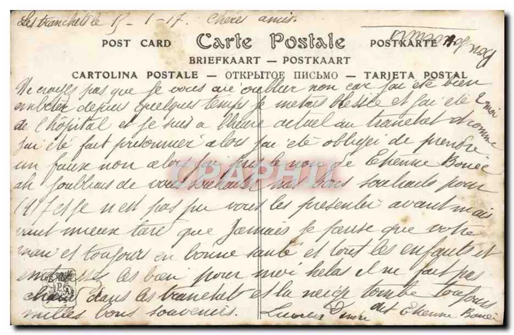 A Abandonada — Salão de 1909 — J.-A. Muenier — n°3973 - Verso