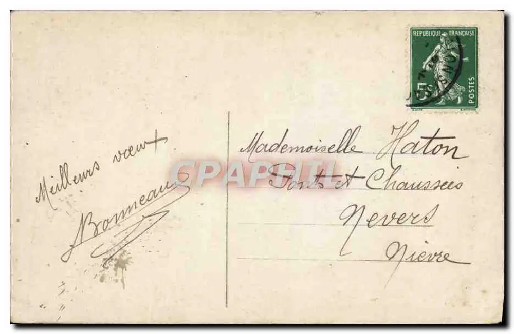 Arranjo de lilás — editor Veloube, n° 509 - Verso
