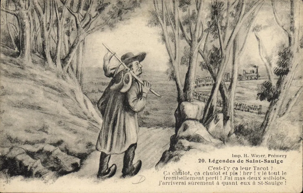 Legenden von Saint-Saulge — 20. Legenden von Saint-Saulge — Imp. H. Wayer, Prémery - Vorderseite