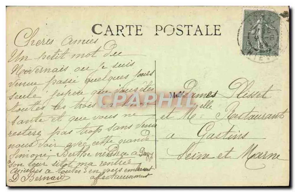 Legenden von Saint-Saulge — 20. Legenden von Saint-Saulge — Imp. H. Wayer, Prémery - Rückseite