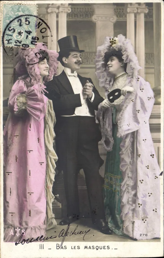 Bâs les masques — III — Louissei & A. Pechey — n°276 - Vorderseite