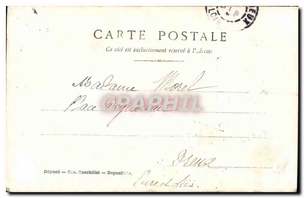 Bâs les masques — III — Louissei & A. Pechey — n°276 - Rückseite