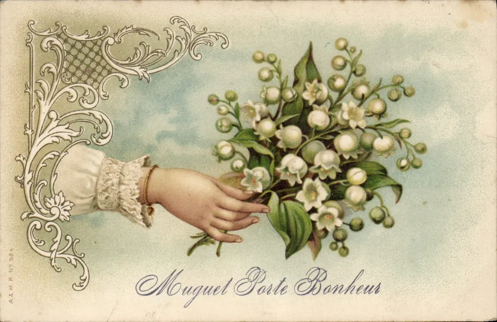 Muguet Porte Bonheur — A.&M. B. N° 584 - Recto