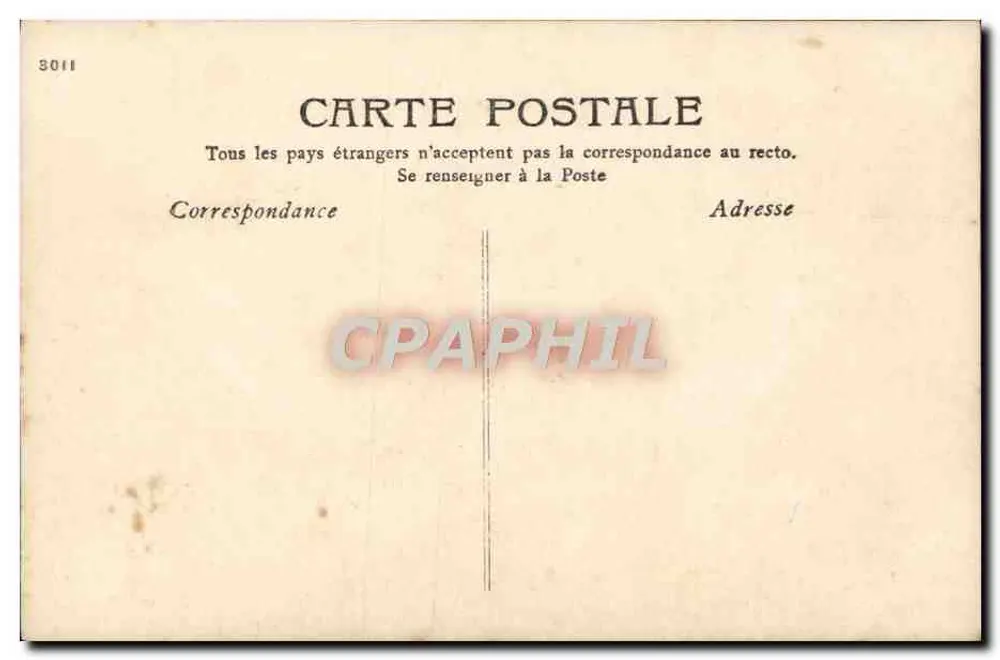 Couple amoureux — Paris — Petite Poste des Amoureux - Verso