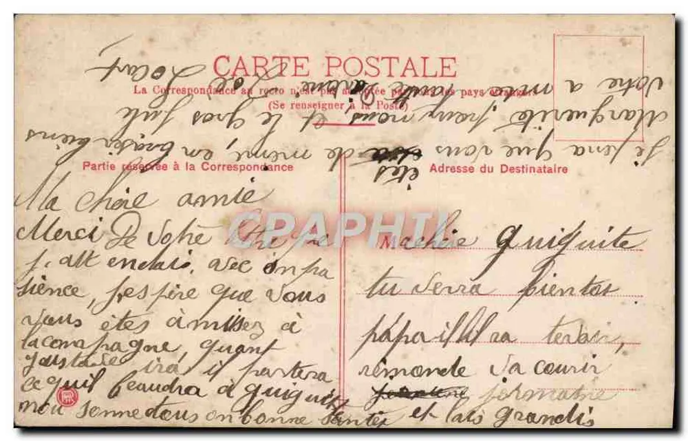 Mulher à mesa com um vaso de rosas — cena interior — editor não identificado - Verso