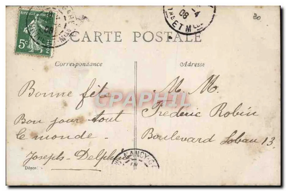 Femme en chapeau orné de rose — tenant un buisson — EPR, n°81 - Verso