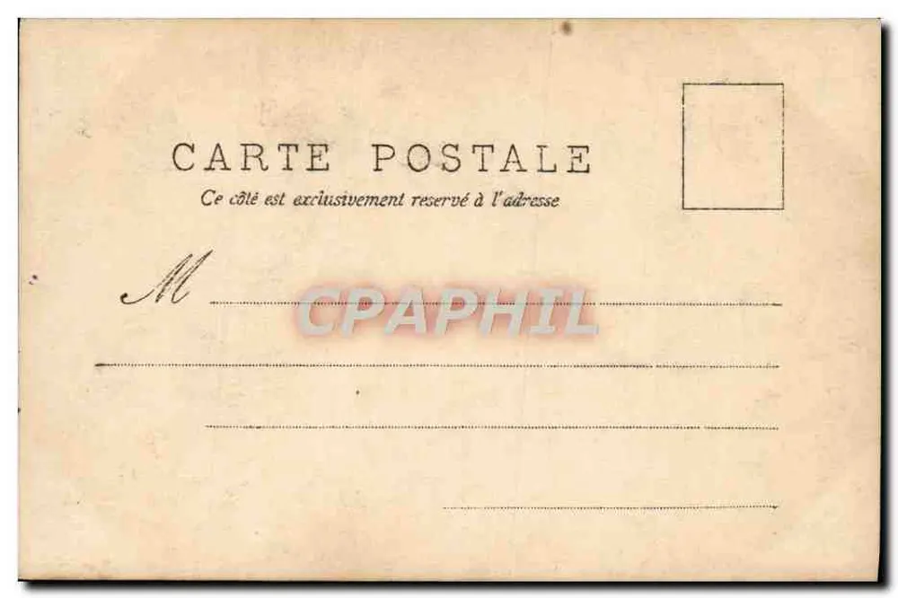 Theaterszene — Misère de misère! — R.P.I. N. Paris - Rückseite