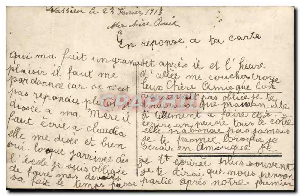 Jovem menino — com buquê de flores e lâmpada de dragão — editor LDY, n° 10009 - Verso