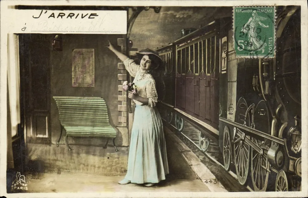 Arrivée à Biberach — Paris, éditeur Paris n°443 - Recto