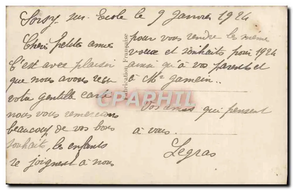 रोज़ियर बिकोलर फ्लूर्स — REX 1902 - पीछे