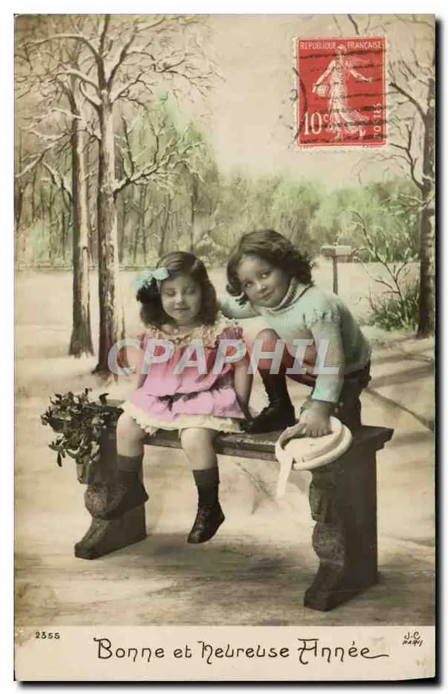 Duas Meninas em um Banco — Sujeto de Desejos — J.C. Nadjy, n°2355 - Frente