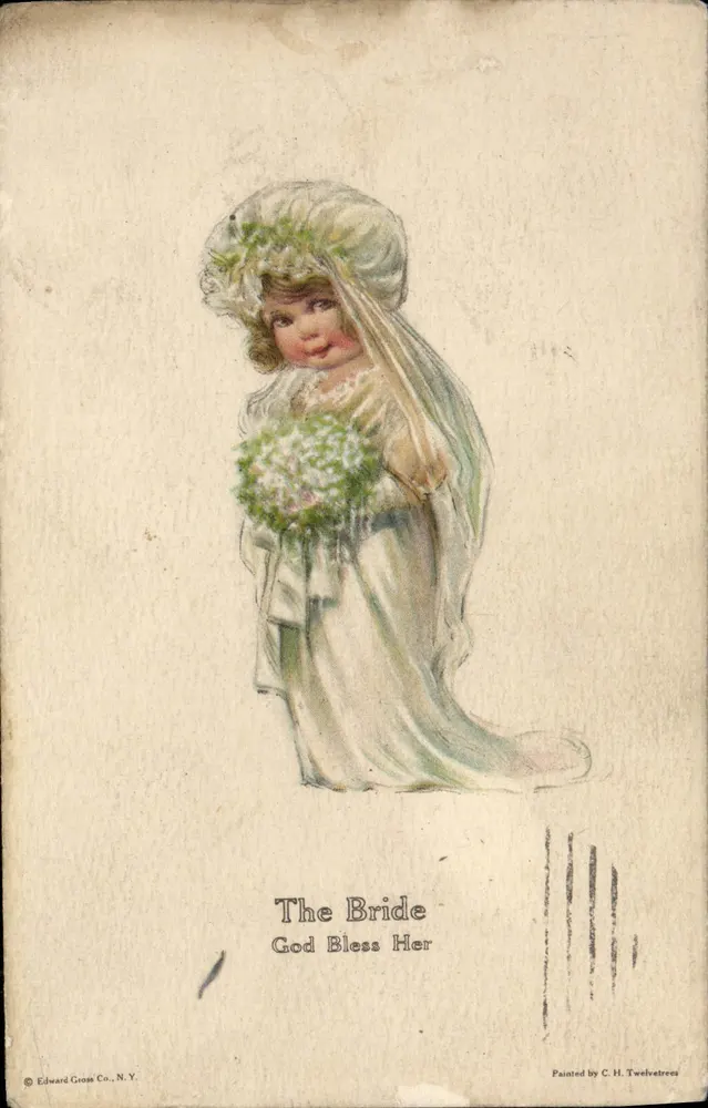 Die Braut — 'God Bless Her' — Edward Gross Co., N.Y. - Vorderseite