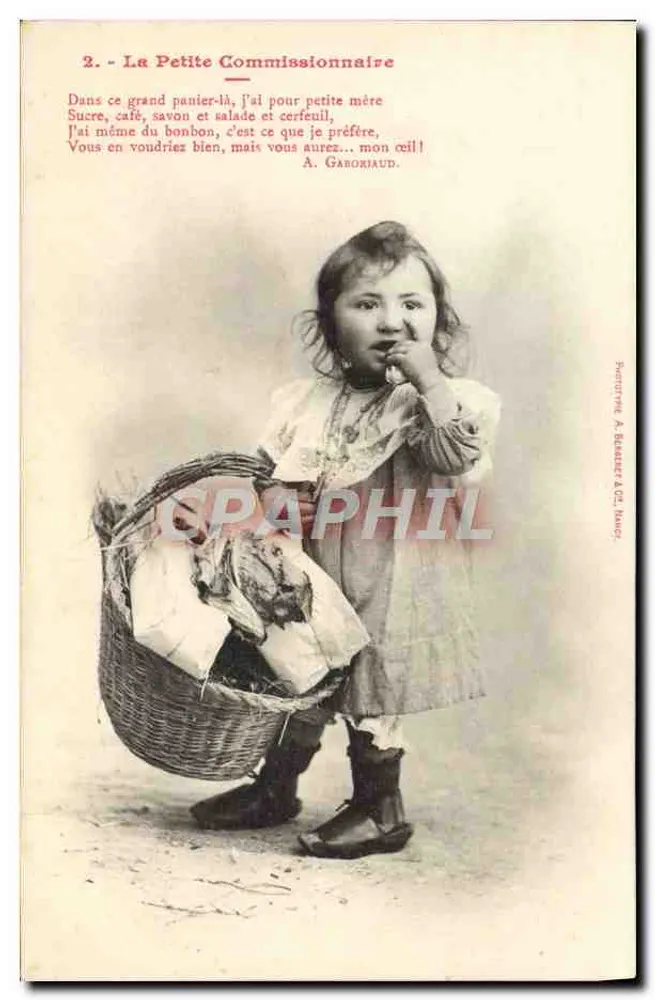 Die Kleine Kommissarin — Humorvoll — Phototype A. BURETTE & Cie, NANCY - Vorderseite