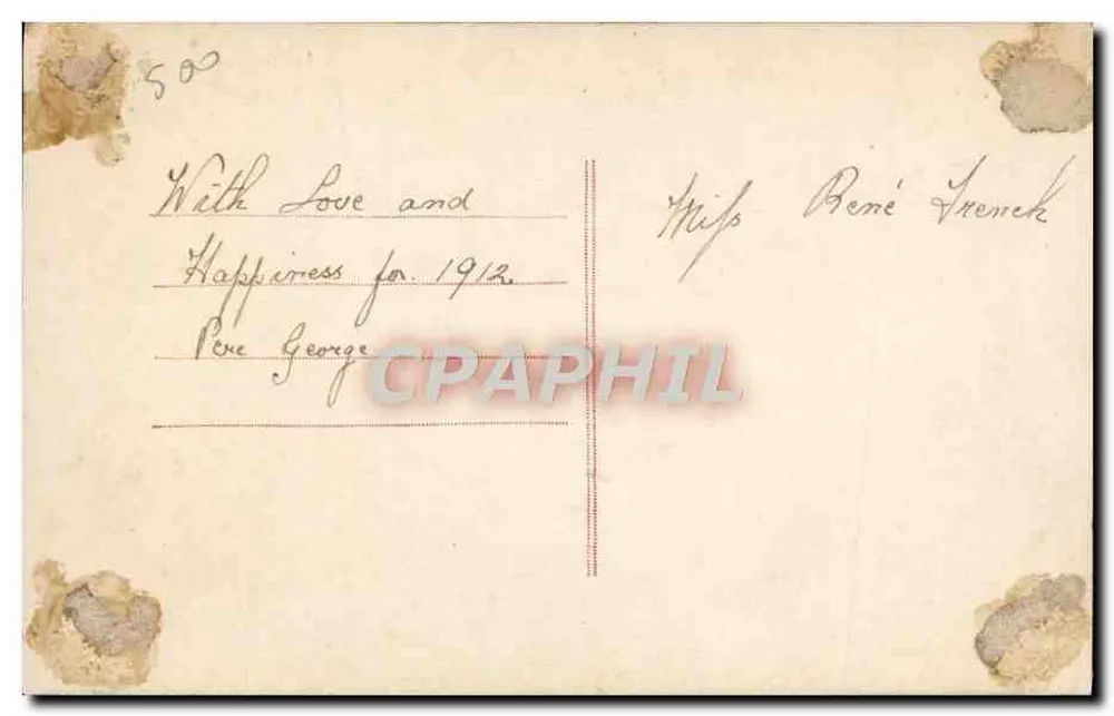 Jeune femme tenant un oiseau — Masch, n° 544 - Verso
