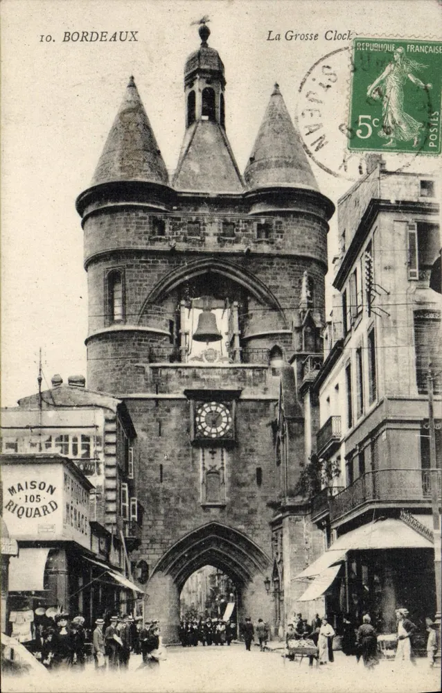 Bordeaux — La Grosse Cloche — Maison Riouard, Verlag - Vorderseite
