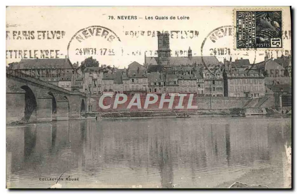 Nevers — Os Quais da Loire — Coleção Roubé - Frente