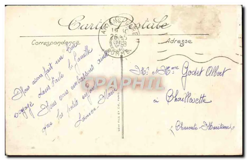Saint-Riquier — A Igreja — LL. — Editor LL. - Verso