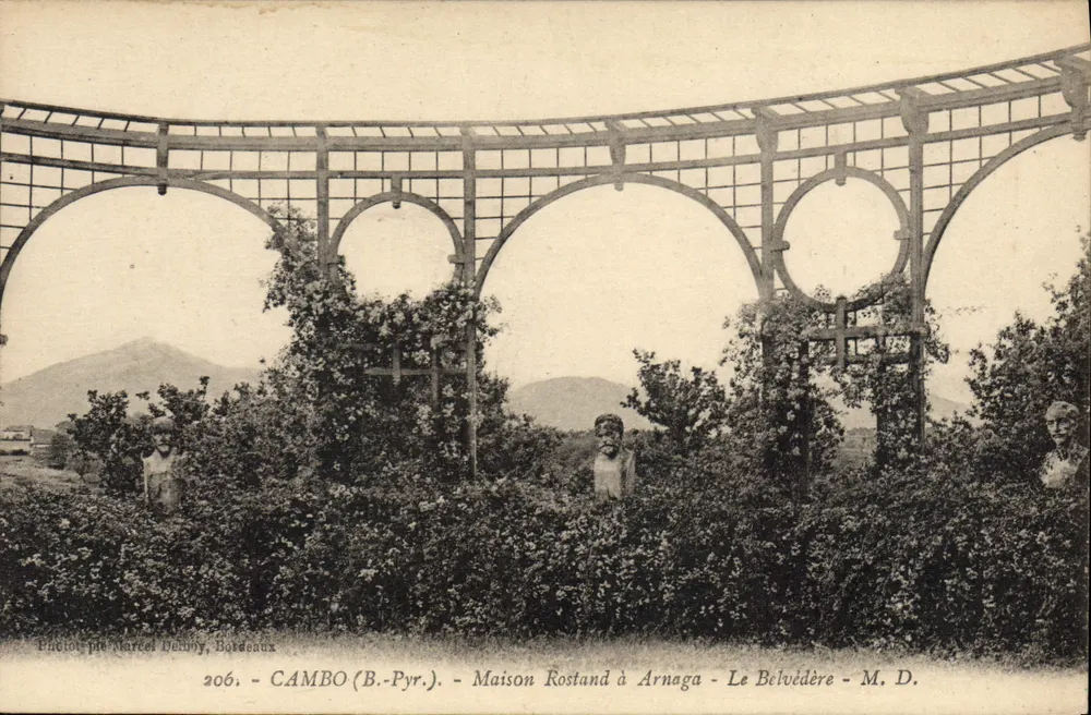 Cambo (B.-Pyr.) - Haus Rostand in Arnaga - Der Belvédère - Marcel Delbry, Bordeaux - Vorderseite