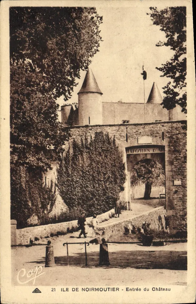 Ilha de Noirmoutier — Entrada do Castelo — COP n°21 - Frente