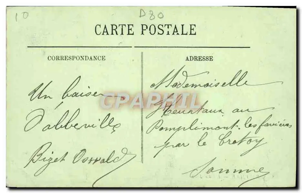 Abbeville — L'Hôtel-Dieu — LL — editore LL, n. 68 - Verso