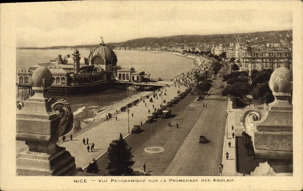 Nice — Panoramablick auf die Promenade des Anglais — Verlag nicht sichtbar - Vorderseite