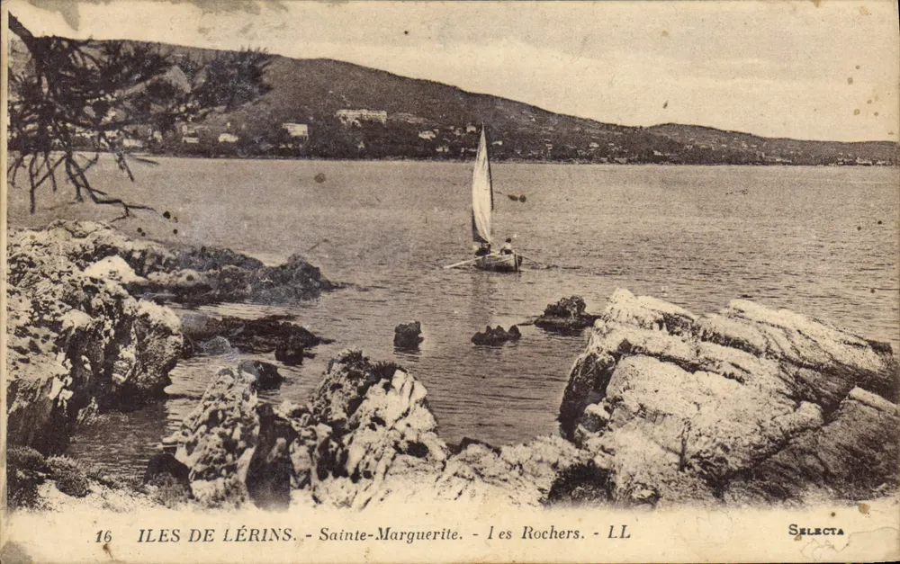 Iles de Lérins - Sainte-Marguerite - Les Rochers — Selecta, n°16 - Vorderseite