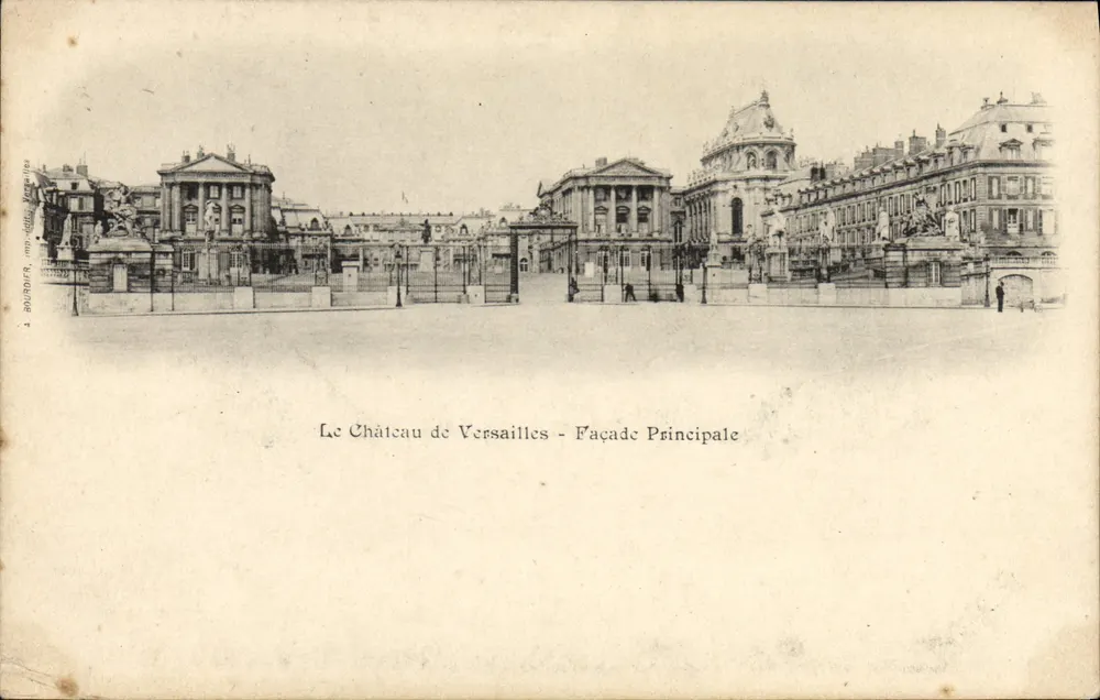 O Castelo de Versalhes - Facha Principal — editor A. Boulour, n°4 - Frente