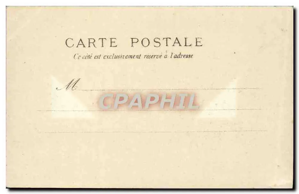 O Castelo de Versalhes - Facha Principal — editor A. Boulour, n°4 - Verso
