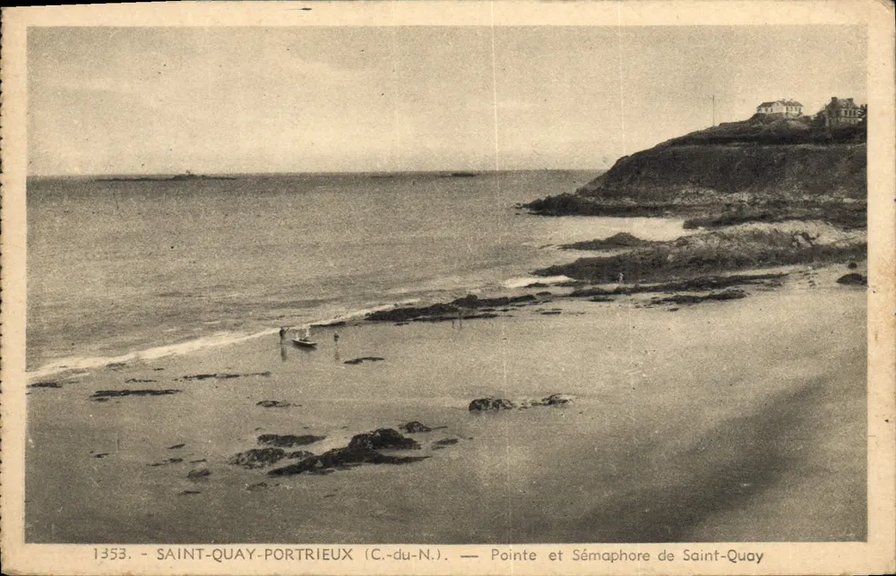 Saint-Quay-Portrieux (C.-du-N.) — Punkt und Semaphor von Saint-Quay - Vorderseite