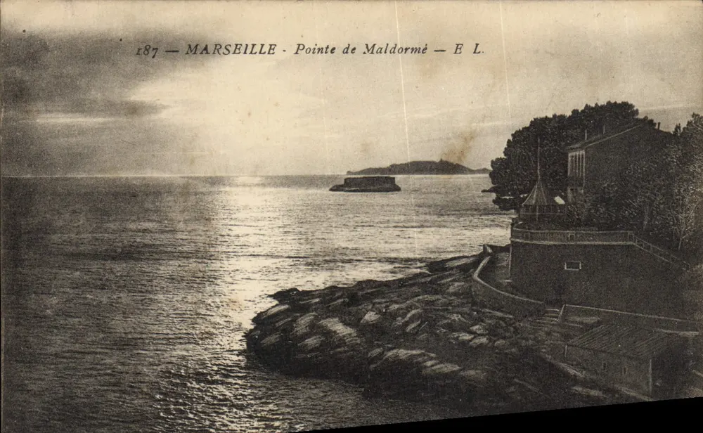 MARSEILLE - Ponta de Maldormé — E L. - Frente