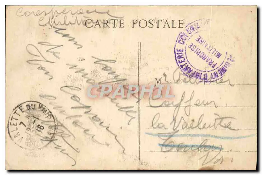 MARSEILLE - Ponta de Maldormé — E L. - Verso