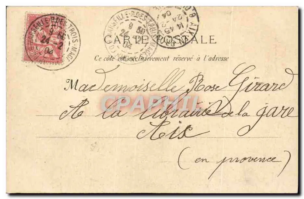Marseille : A Estação de São Carlos — G. M. — 108 - Verso