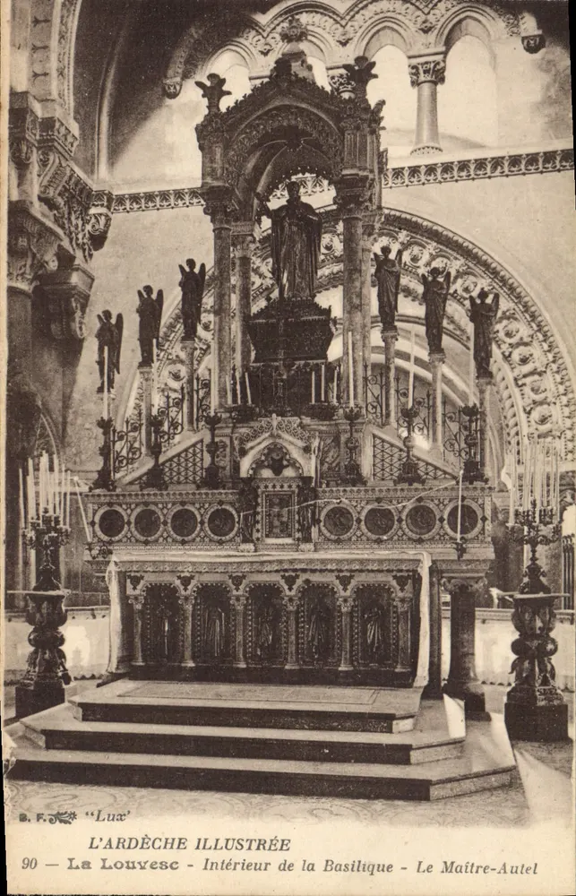 La Louvèze - Innenansicht der Basilika - Der Hauptaltar - Vorderseite
