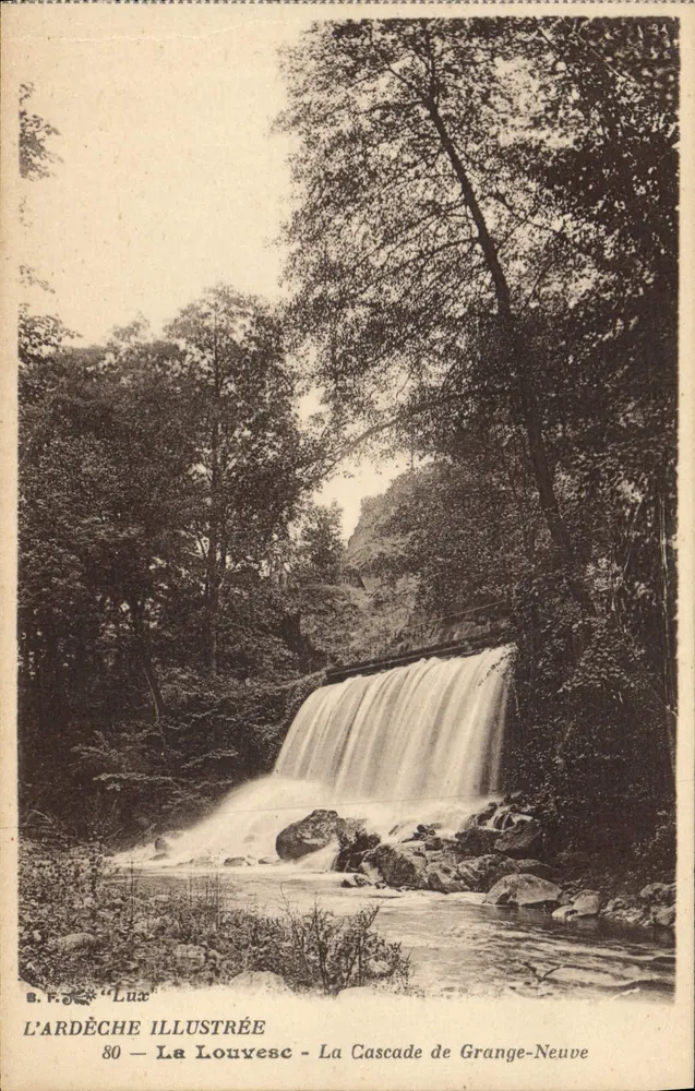 La Louyesc - A Cachoeira de Grange-Neuve — L'ARDÈCHE ILLUSTRÉE, n°80 - Frente