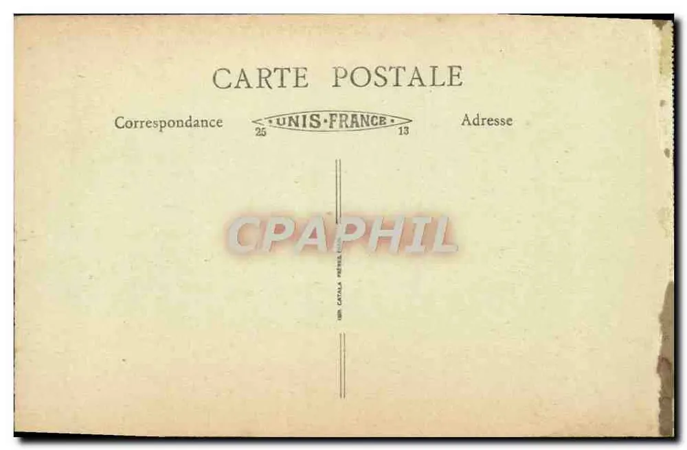Os Sete Fayards — Le Louvèsc — Editor B. F. « Lux » — n° 69 - Verso