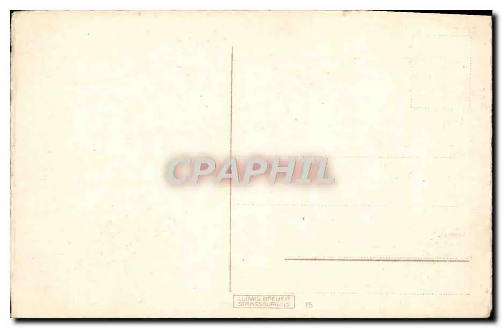 Els. — Strasbourg — Stadt-Theater — editor LUDWIG BREMER - Verso