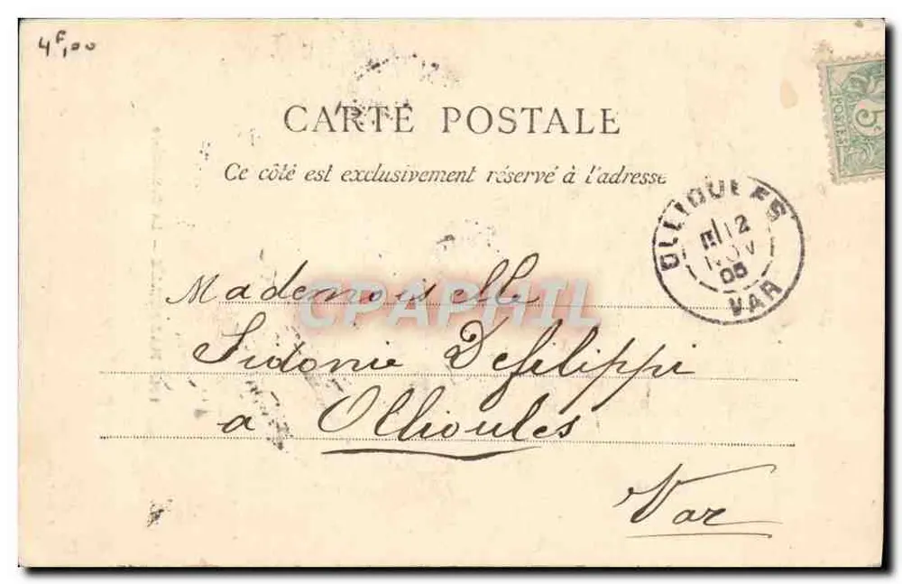 Marseille — A Catedral — P. Ruat editor, n°101 - Verso