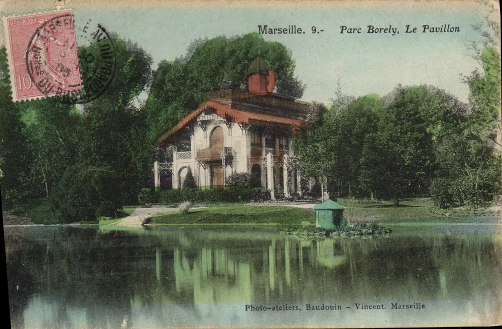 Marselha - Parque Borely, O Pavilhão — Photo-ateliers Baudouin - Vincent, Marselha - Frente