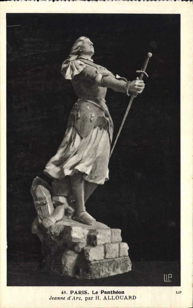 Jeanne d'Arc, von H. Allouard — Der Panthéon — Artistische Editionen LIP - Vorderseite