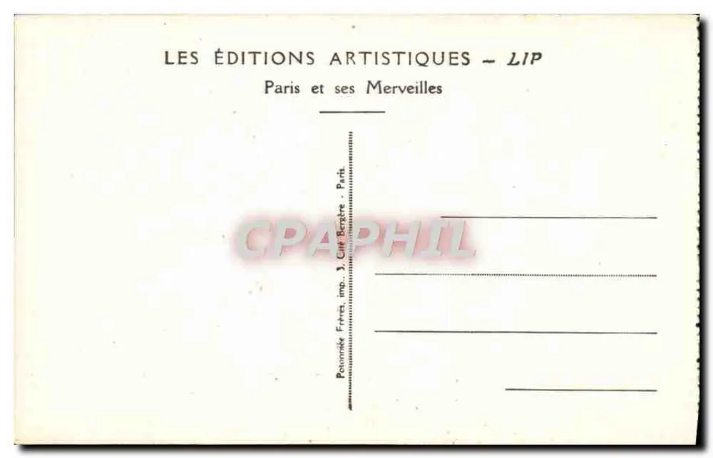 Jeanne d'Arc, von H. Allouard — Der Panthéon — Artistische Editionen LIP - Rückseite