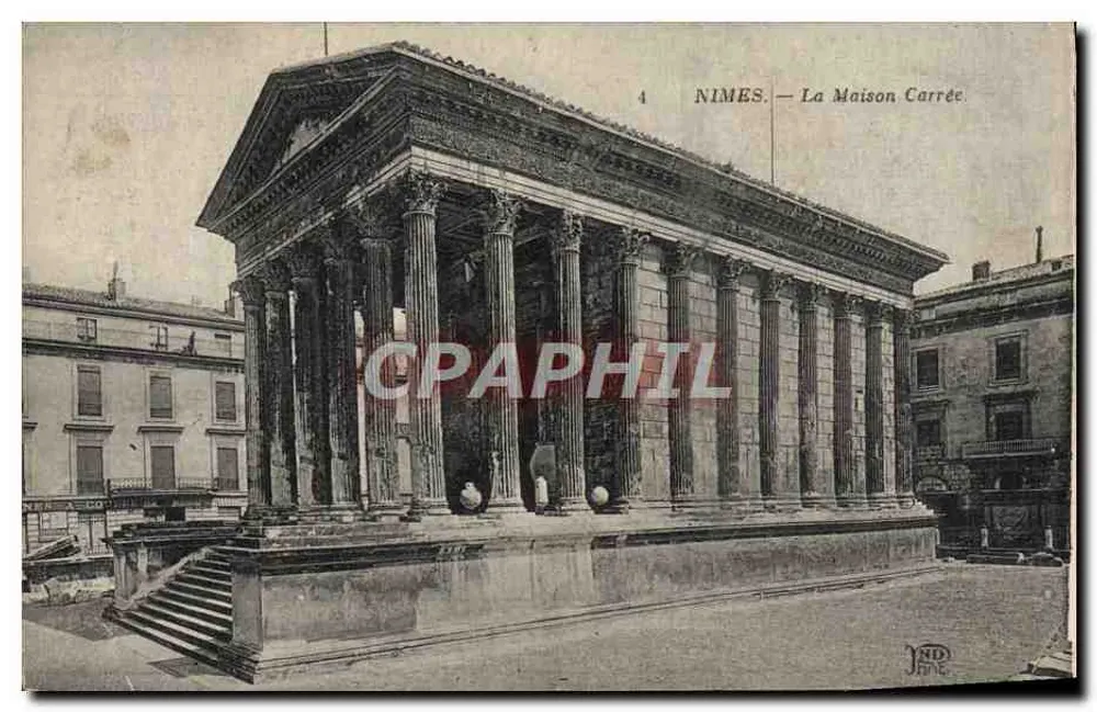 Nîmes — A Maison Carrée — Editor: C. Célel, Paris - Frente