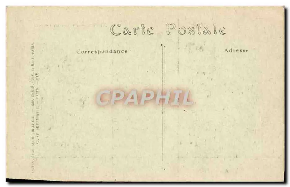 Nîmes — A Maison Carrée — Editor: C. Célel, Paris - Verso