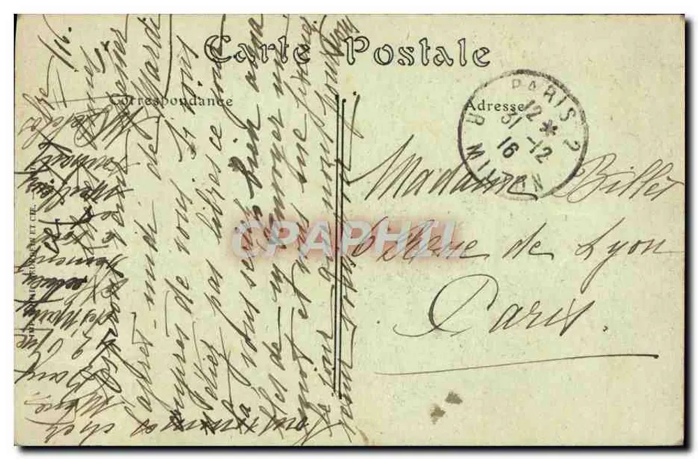 Paris — La Basilique du Sacré-Cœur et le Campanile — ND. Phot. n° 4079 - Rückseite